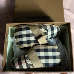 Baby Girl Burberry shoes Worn Once For Photo-shot